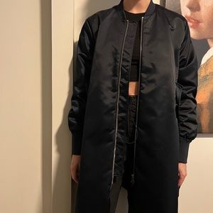 Acne Studios A-Line Bomber Jacket - Midnight Blue - Size S